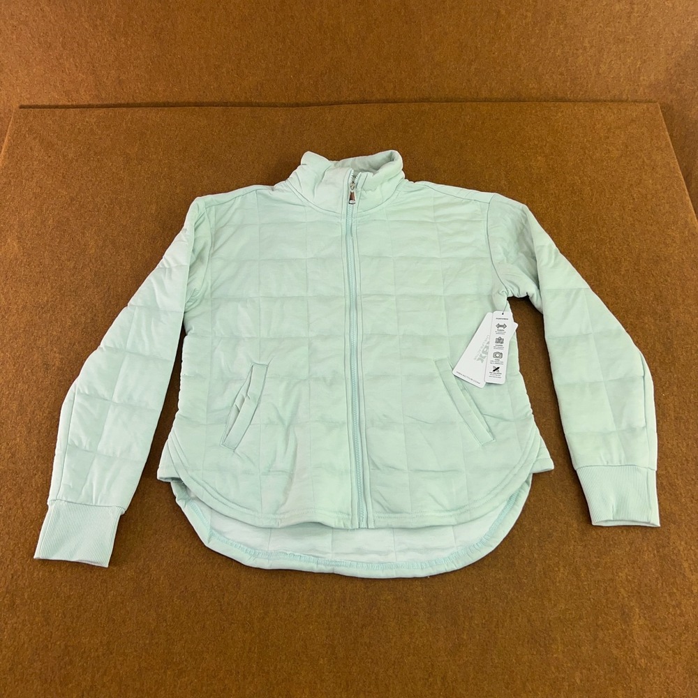 RBX Active Womens Size Medium Soft Mint Green Perfect Weekend Quilted Jacket NWT
